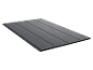 Dark gray wood-textured panel, angled top view.
