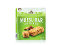 Hazelnut muesli bar box with 8 bars, 200g.