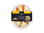 Mini ice cream dessert banana & caramel in a clear container, 140 ml.