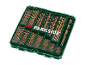 Drill bit set in a green case, with drill size markings and a logo.