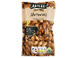 Bag of almonds with nutritional information and health benefits.