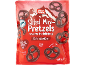 Salted mini pretzels covered in dark chocolate, 140g.