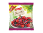 Frozen berry mix packaging, featuring 'Berry Mix' text and an 'XXL' mark.
