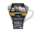 Tiramisu dessert in a glass cup with a 'soft & creamy' label and 125g weight.