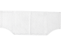 White non-woven fabric with stitched patterns, suitable for diapers or hygiene products.