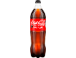 Coca-Cola Zero Sugar in a 2-liter bottle with a red label and black cap.