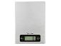 Silver-colored digital kitchen scale with a display showing 'Tare' and '0 g'.