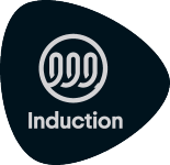 Black seal with the text 'Induction' and a coil symbol.