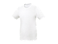 White short-sleeved T-shirt with a round neck and the word 'PARKSIDE' on the label.