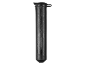 A black pole with a curved lid and a fastening loop.