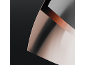 Abstract background with curved shapes in dark and light shades.