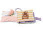 Soft baby activity book with a watermelon teether and a capybara illustration.