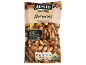Bag of almonds with nutritional information and health benefits.