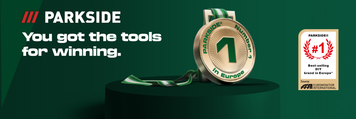 Parkside tools: Europe's #1 DIY brand.