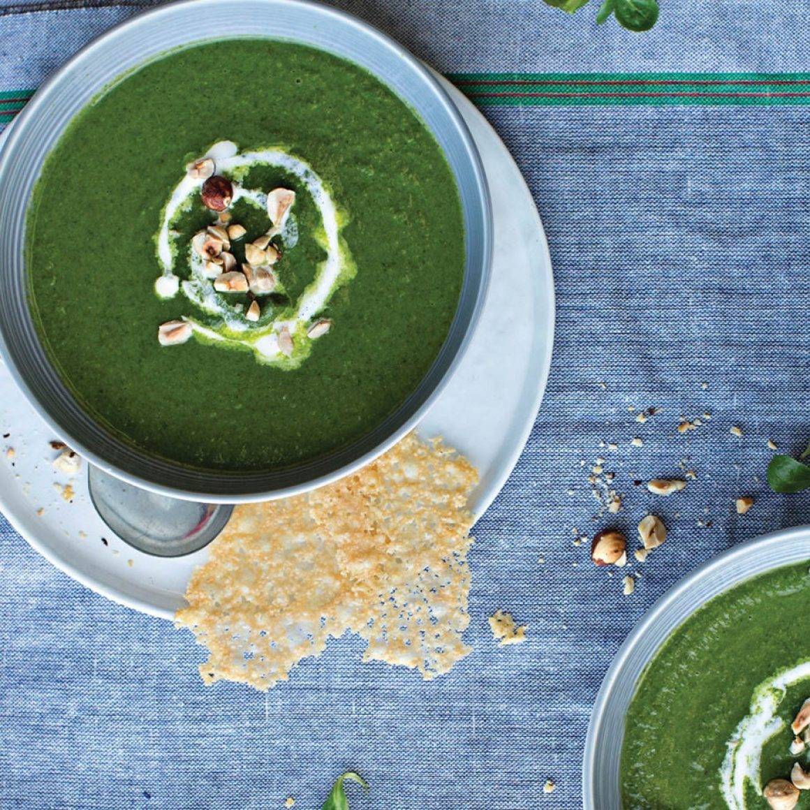  Spinach and Celeriac Soup 