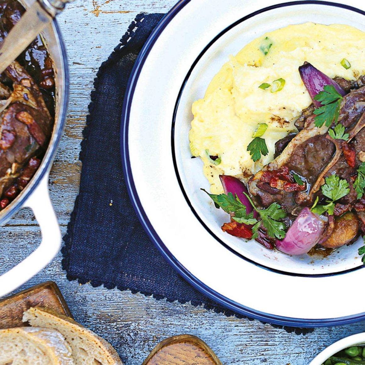 Melting Lamb in Red Wine Sauce