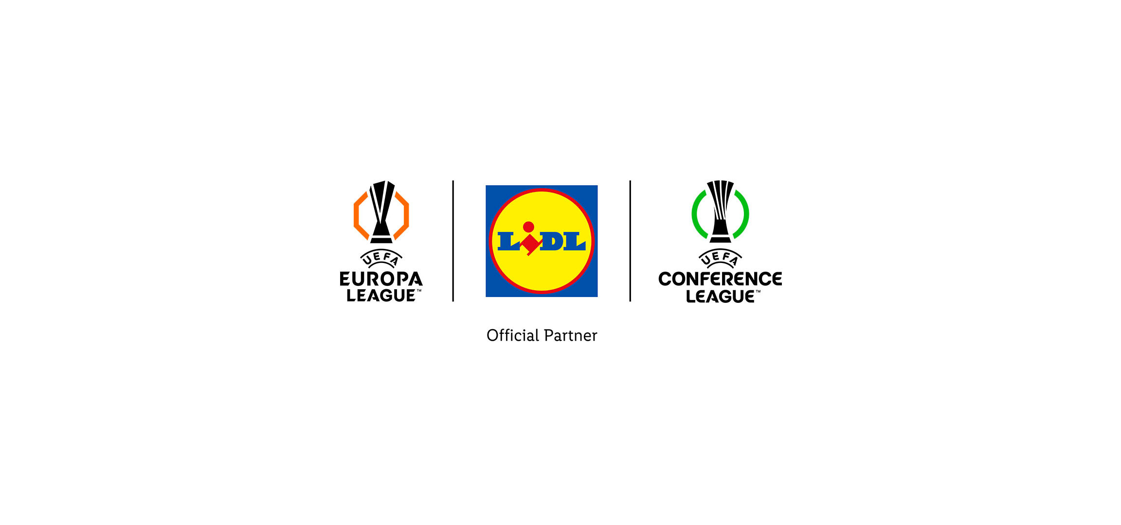 Lidl: Official partner of UEFA Europa League and Conference League.