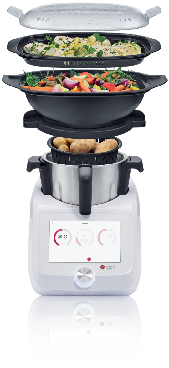 GVSS Silikon Dichtung Für Monsieur Cuisine - Inklusive Reinigungsbürste